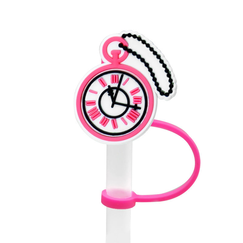 Wholesale of 10pcs Cute Silicone Straw Sets